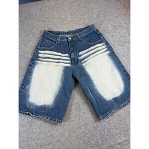 VTG Y2K Sean John Jorts Shorts Men 38 Skater Acid Wash Wide Baggy Streetwear 90s